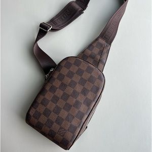 Louis Vuitton Geronimos Damier Ebene Bag
